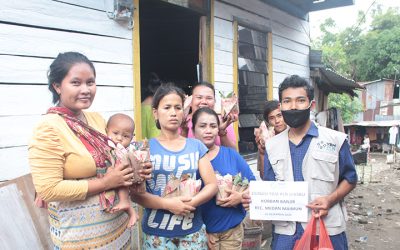Kesigapan Relawan UA Bantu Korban Banjir